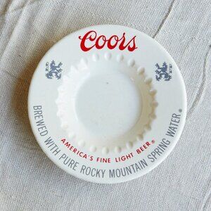 vintage coors ash tray